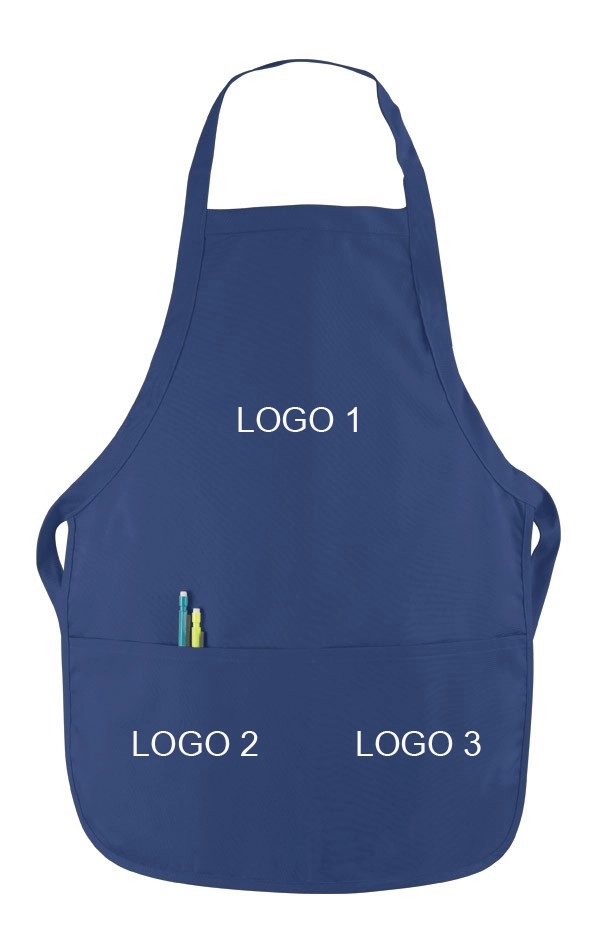 Cotton Kids bib apron with 2 pockets 11