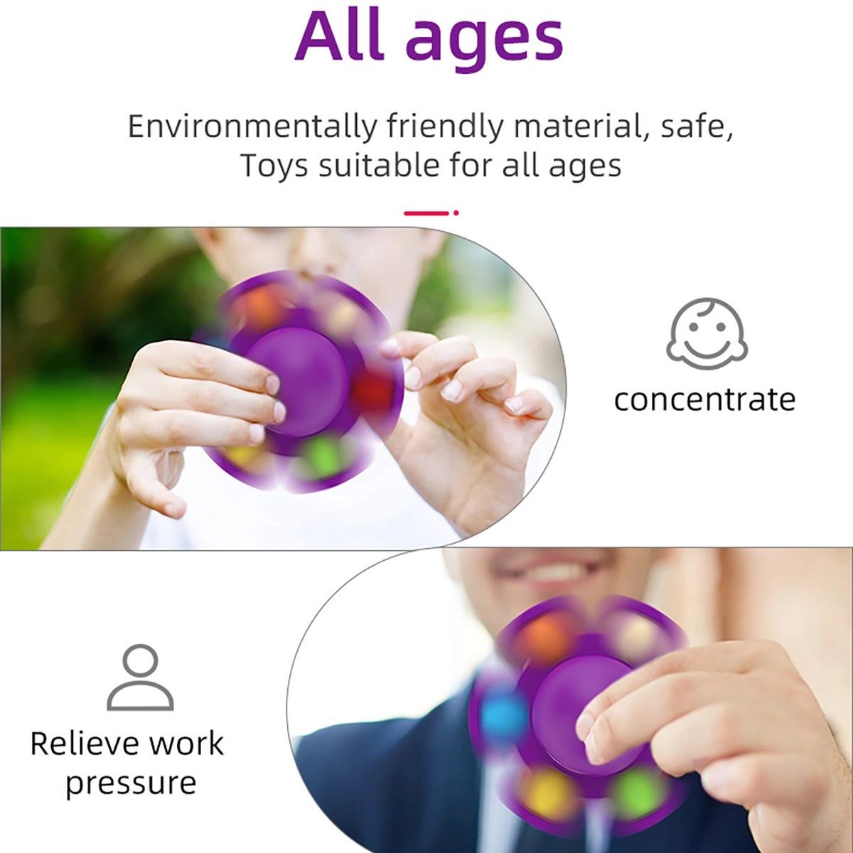 Face-Changing Octopus Bubble Decompression Toy 2