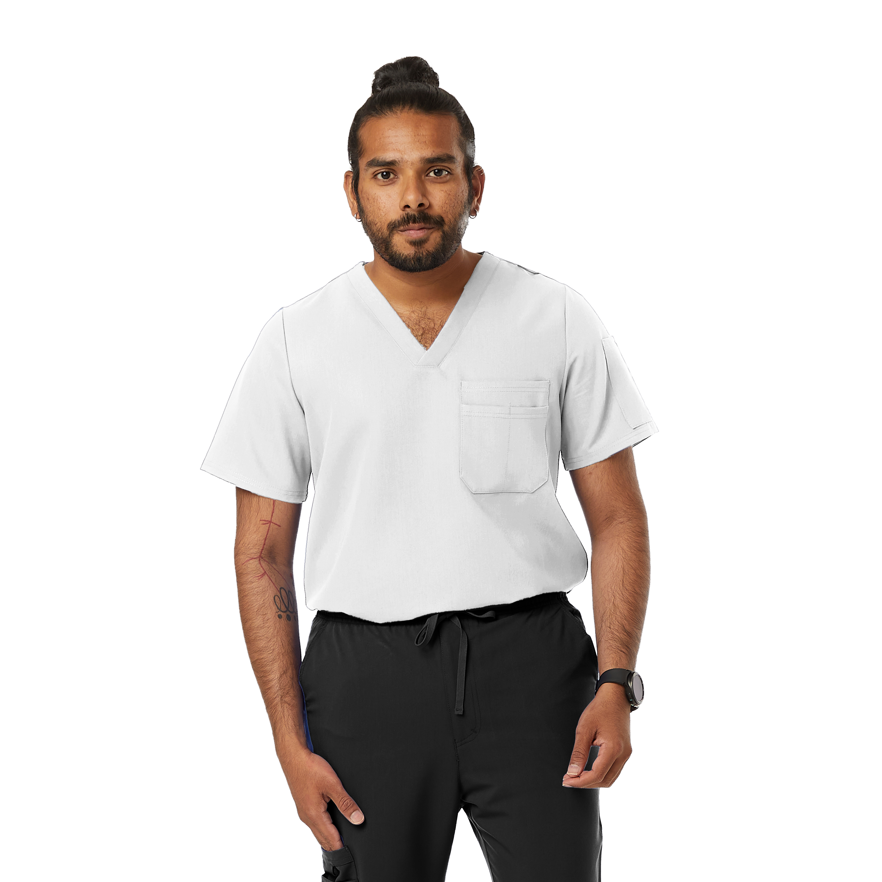 Mens WYND Tuckable Scrub Top 8