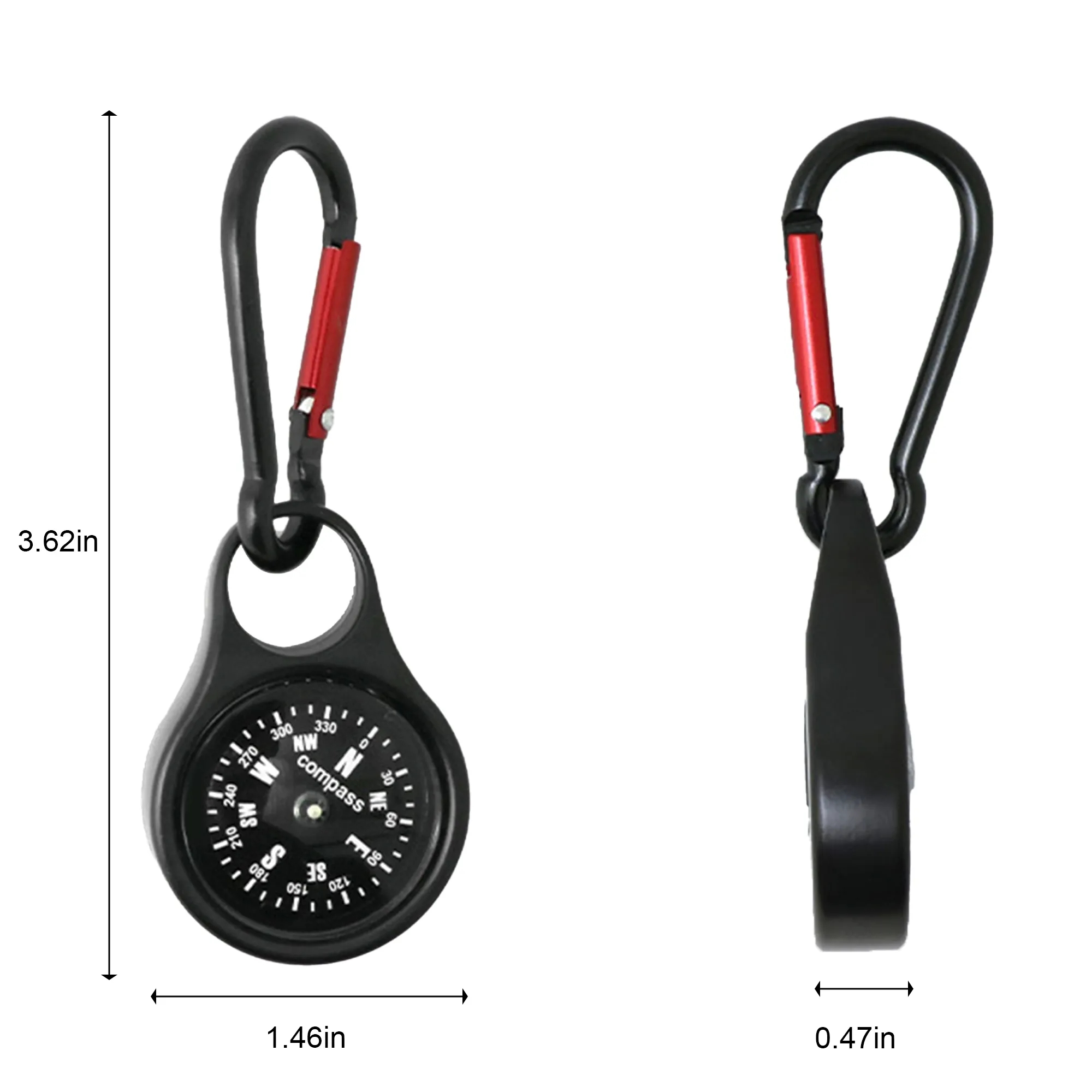 Outdoor Hook Compass MOQ 30pcs 4