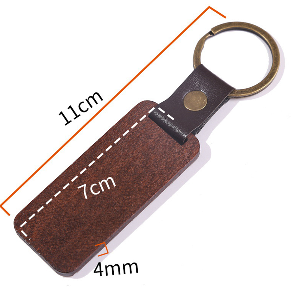 Wooden PU Key Ring 7