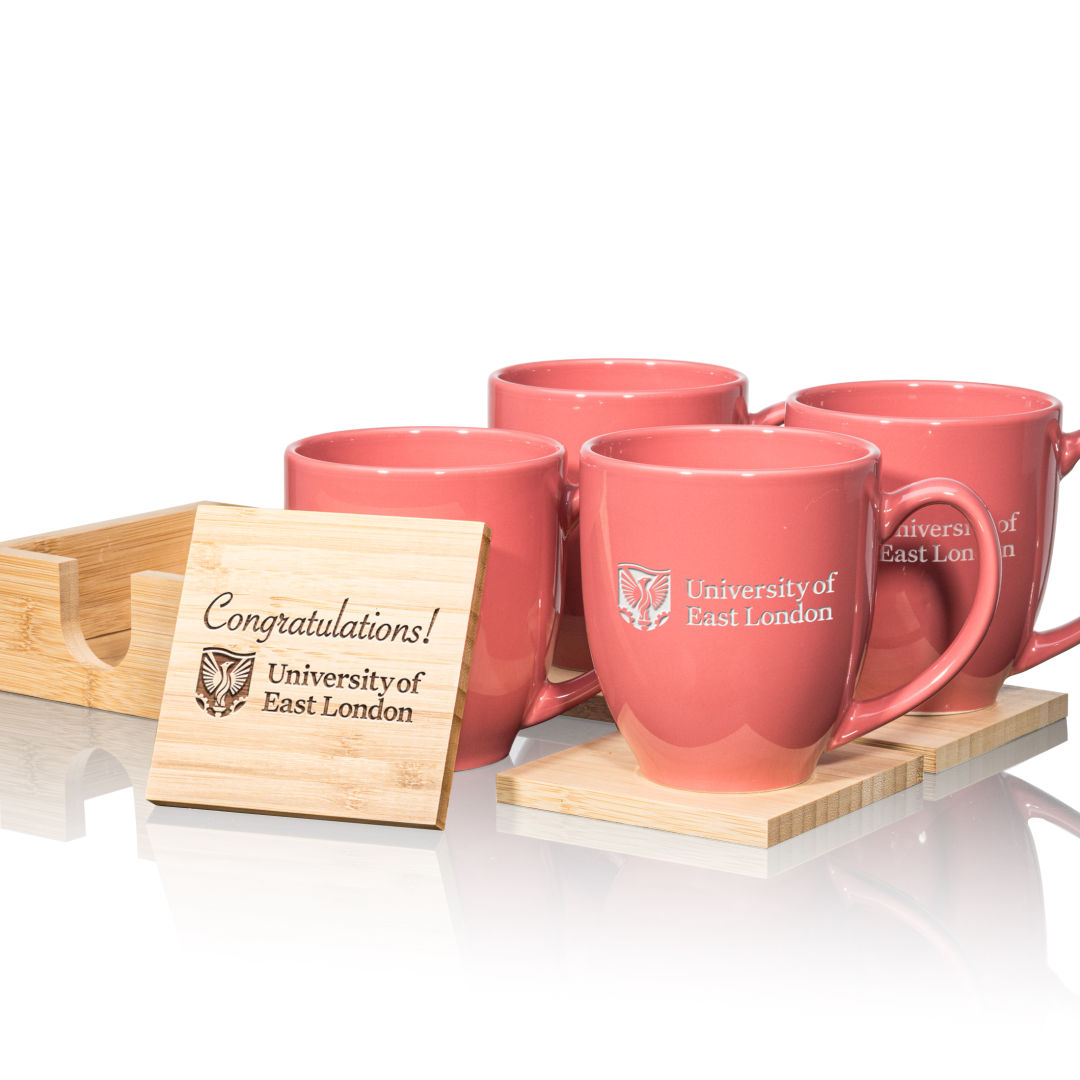 Bistro Mug & Coaster Set 9