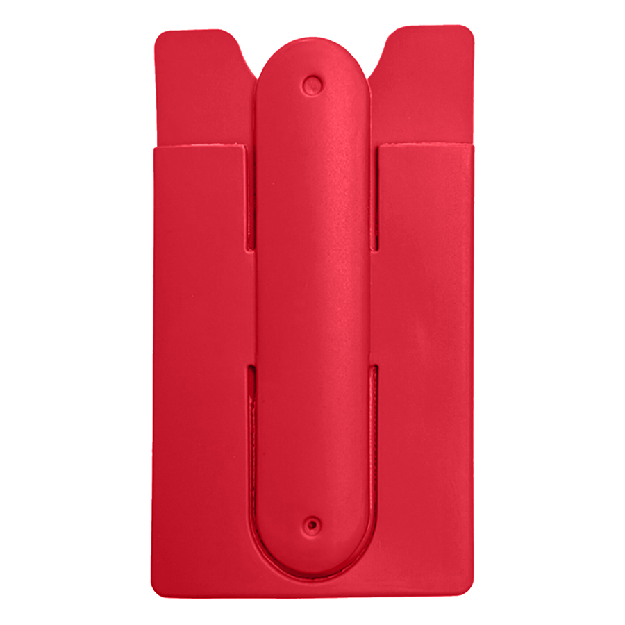Silicone Phone Wallet with Adhesive Back and Foldable 5