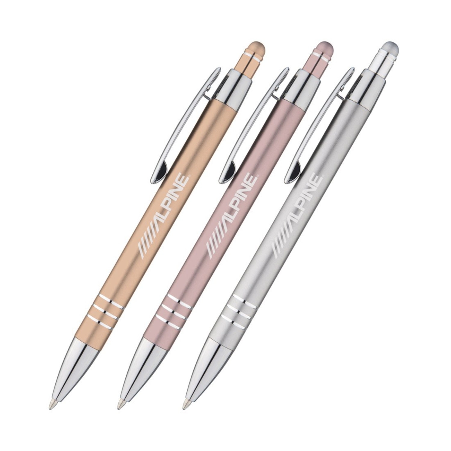 Broadway Stylus Metallic Click Metal Pen (CLOSEOUT) 4
