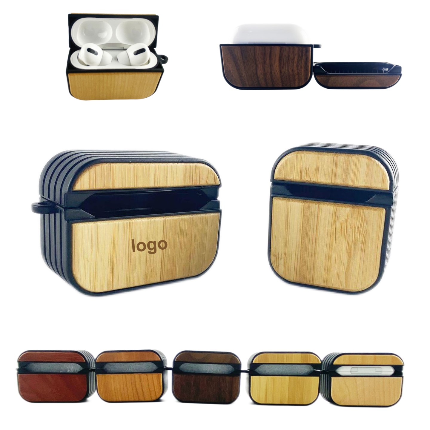 Wood Air Pods Case 2