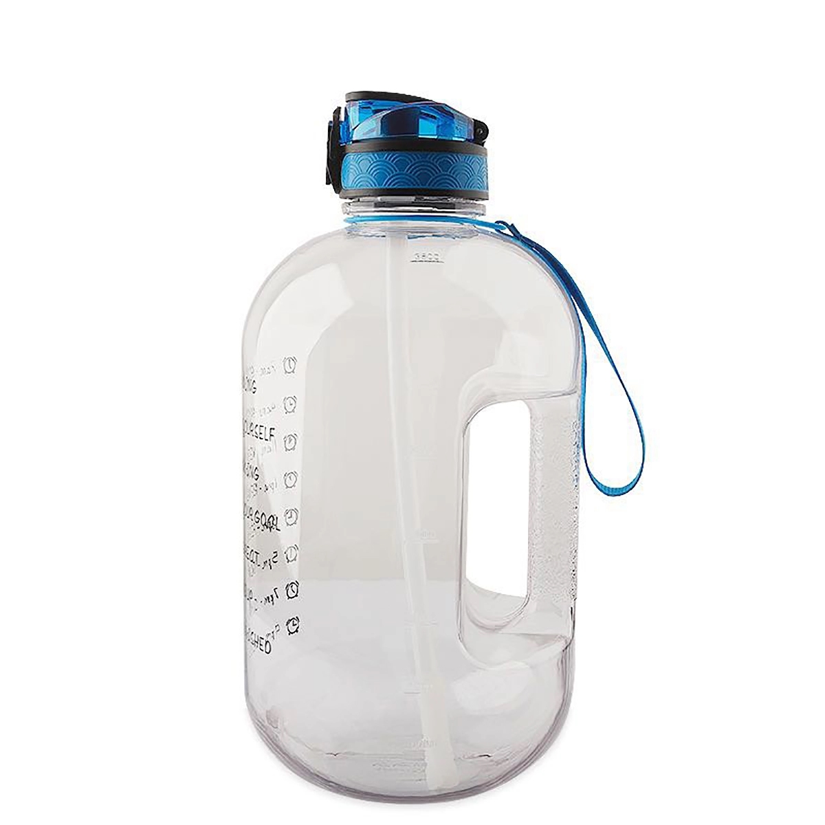 Motivational 1 Gallon Water Jug - with Straw & Time Marker 6