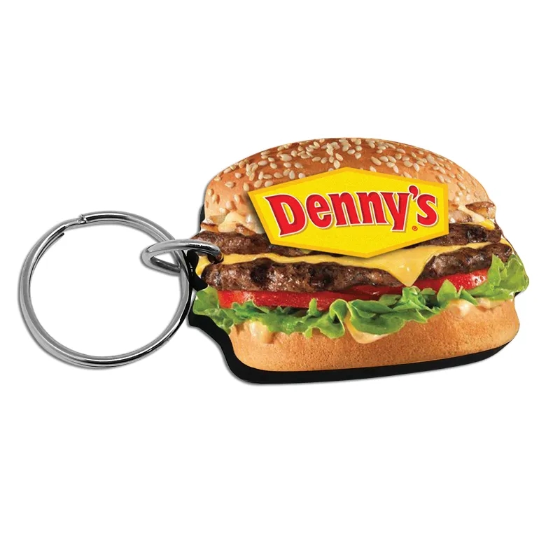 1/8" Ultra Vivid Recycled Wood Keychains 7