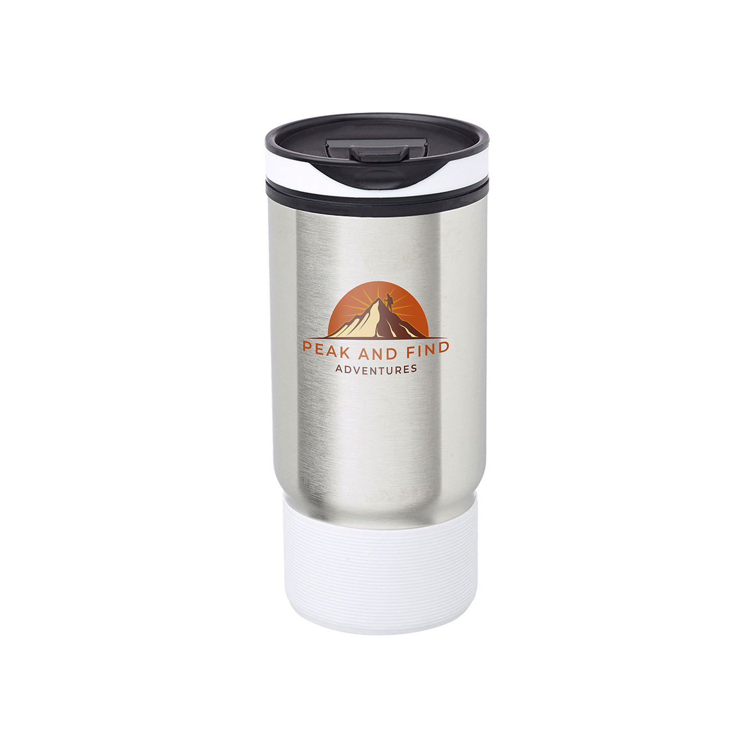 17 oz. Rumble Ribbed Travel Mug (Full Color Imprint) 5