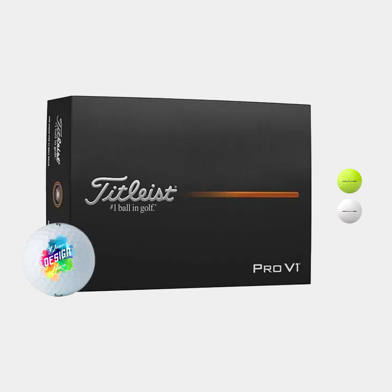 Titleist Pro V1 Golf Balls with Custom Imprints 3