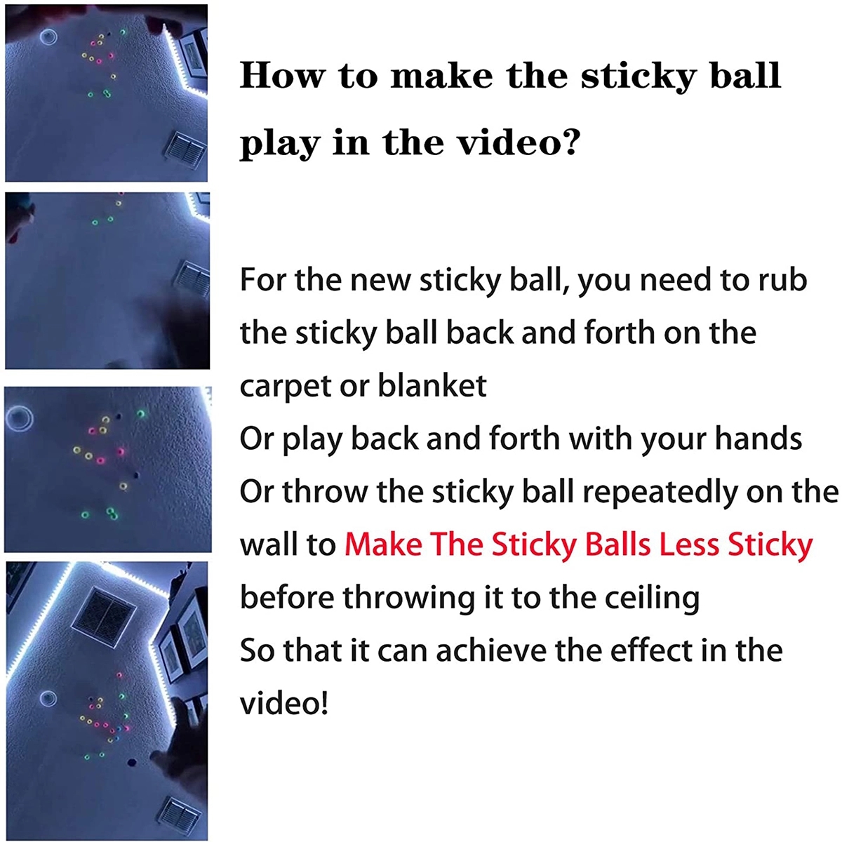 Glow Sticky Balls 5