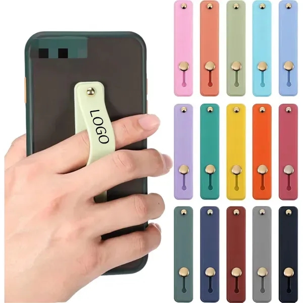 Phone Grip Holder Stand - Finger Strap Attachment 2