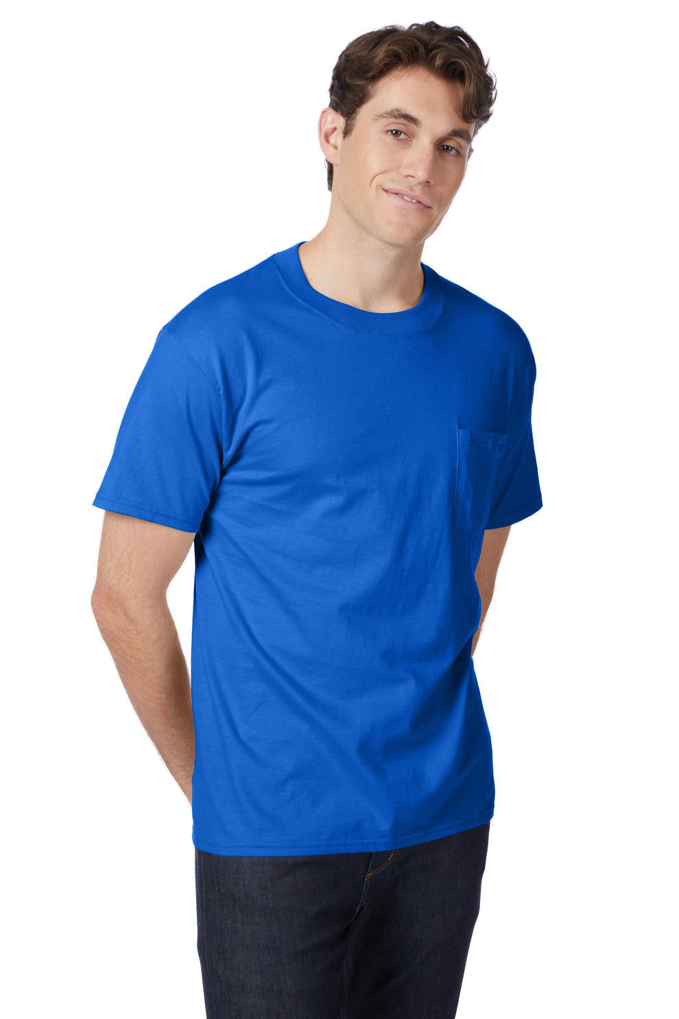 Hanes Beefy-T® T-Shirt with Pocket 13