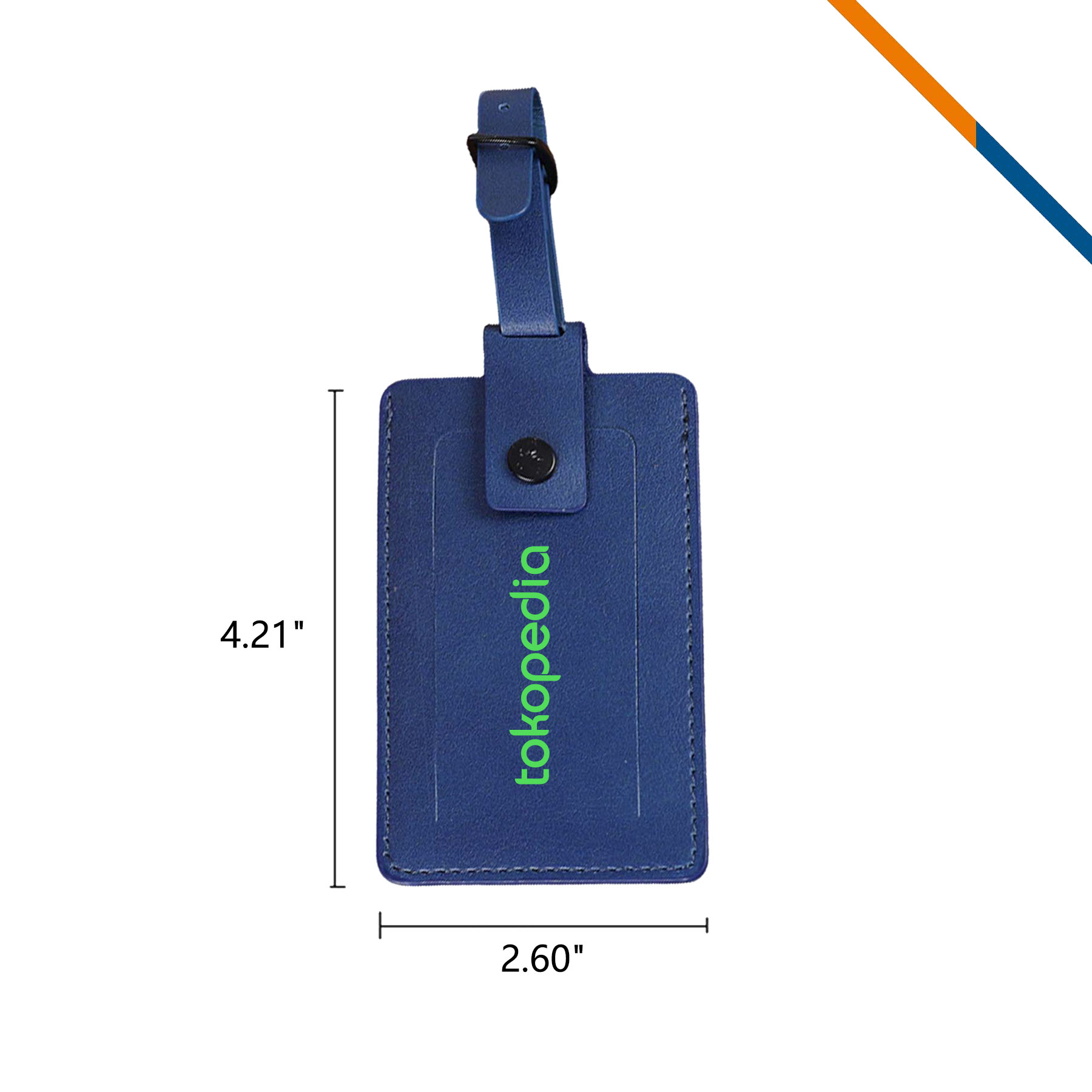 Tazeki PU Leather Luggage Tag 3