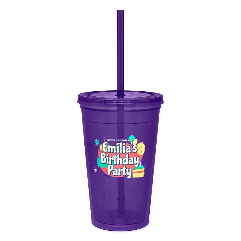 Custom Double Wall Tumbler - 16 Oz. 9