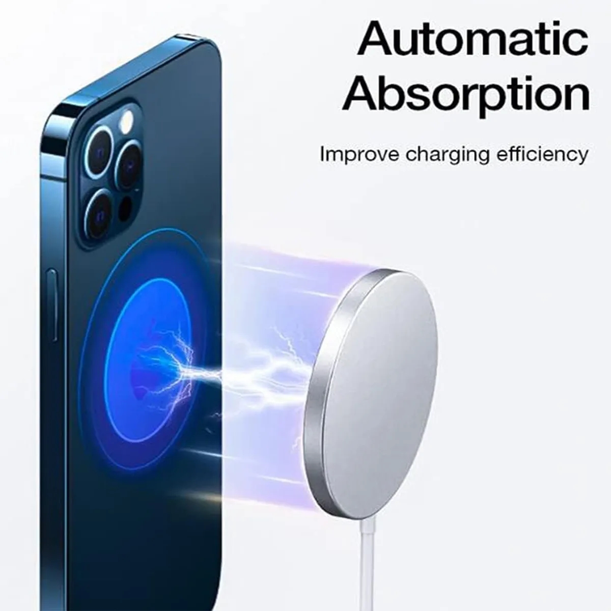15W Compatible Fast Charge Magnetic Wireless Charger 5