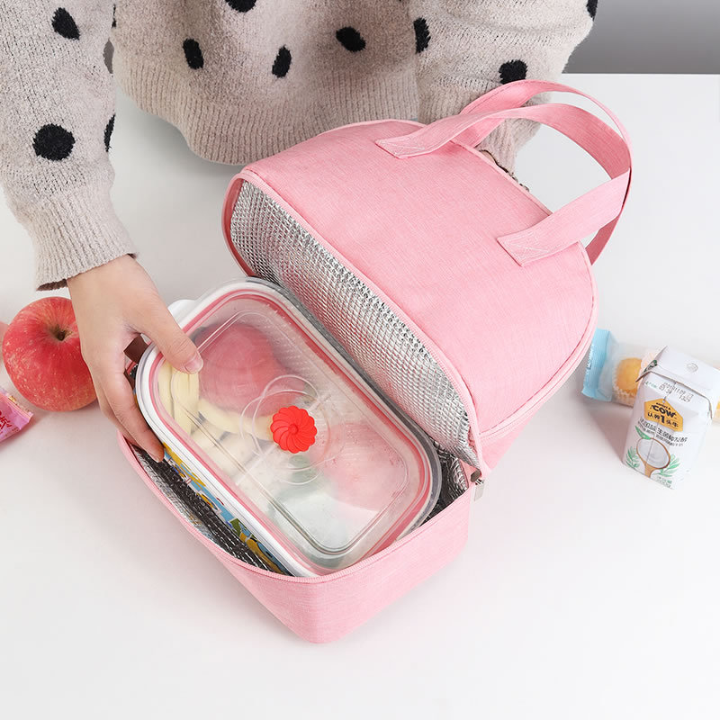 Oxford Cloth Double Deck Thermal Insulation Lunch Box 3