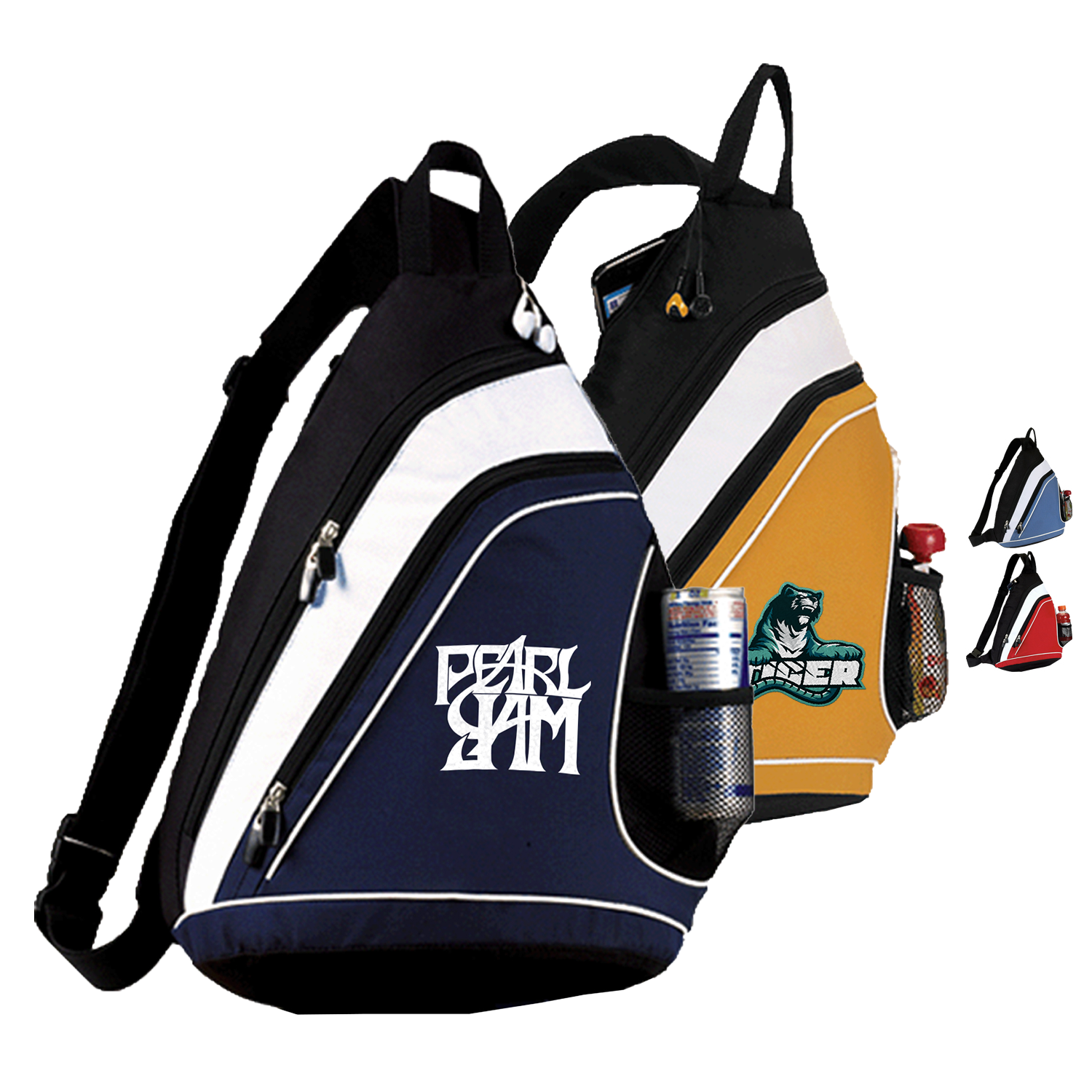 Premium Dynamic Explorer Sling Crossbody Backpack (13” x 18” x 6”) 2
