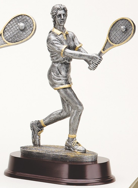 10" Tall Tennis Female Figure Award