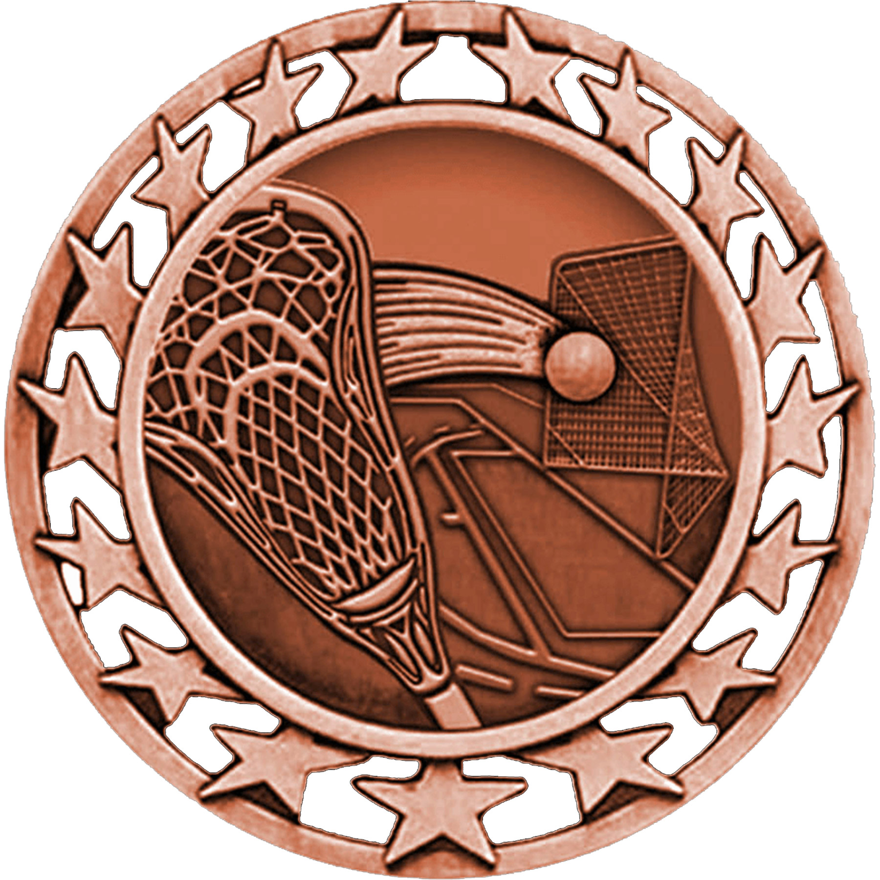Stock Star Sports Medals: Lacrosse 4