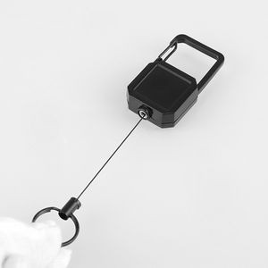 Sleek Metal Square Keychain With Durable Steel Wire Rope 21