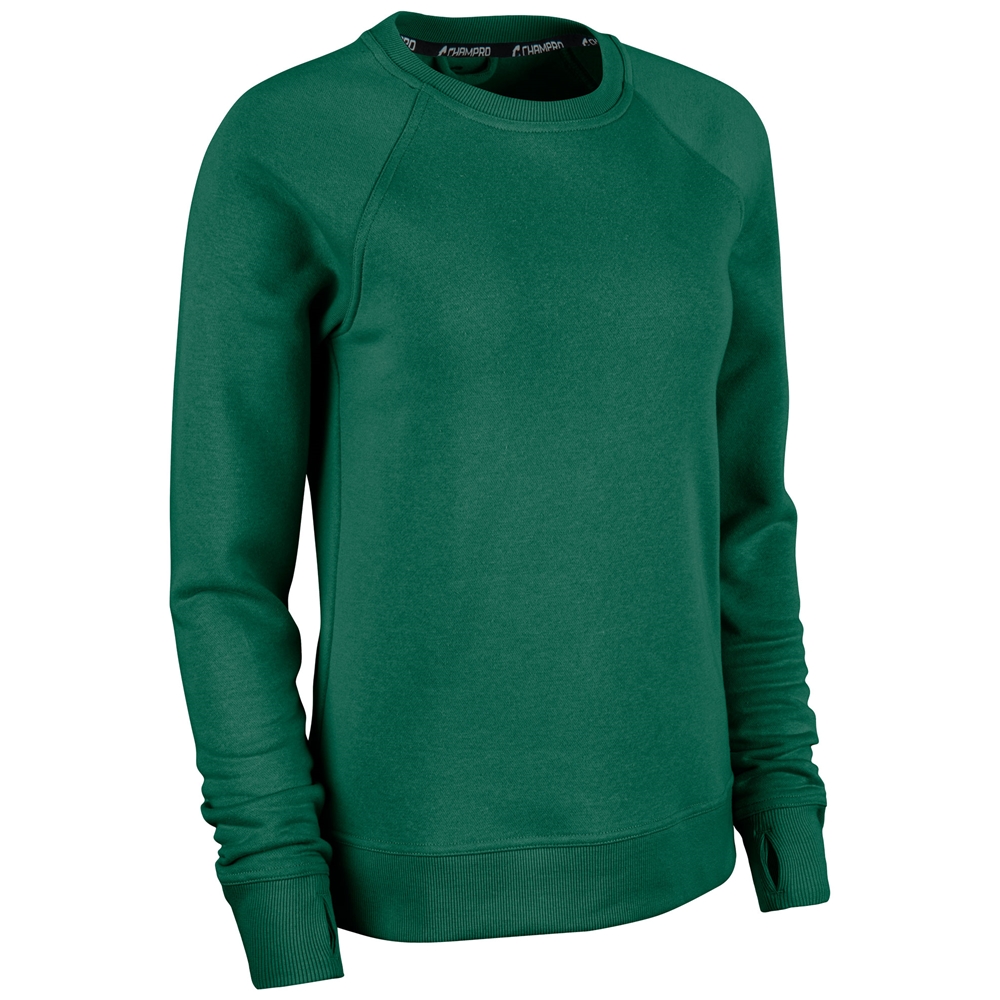 Victory Fleece Women's Split Hem Crew 2