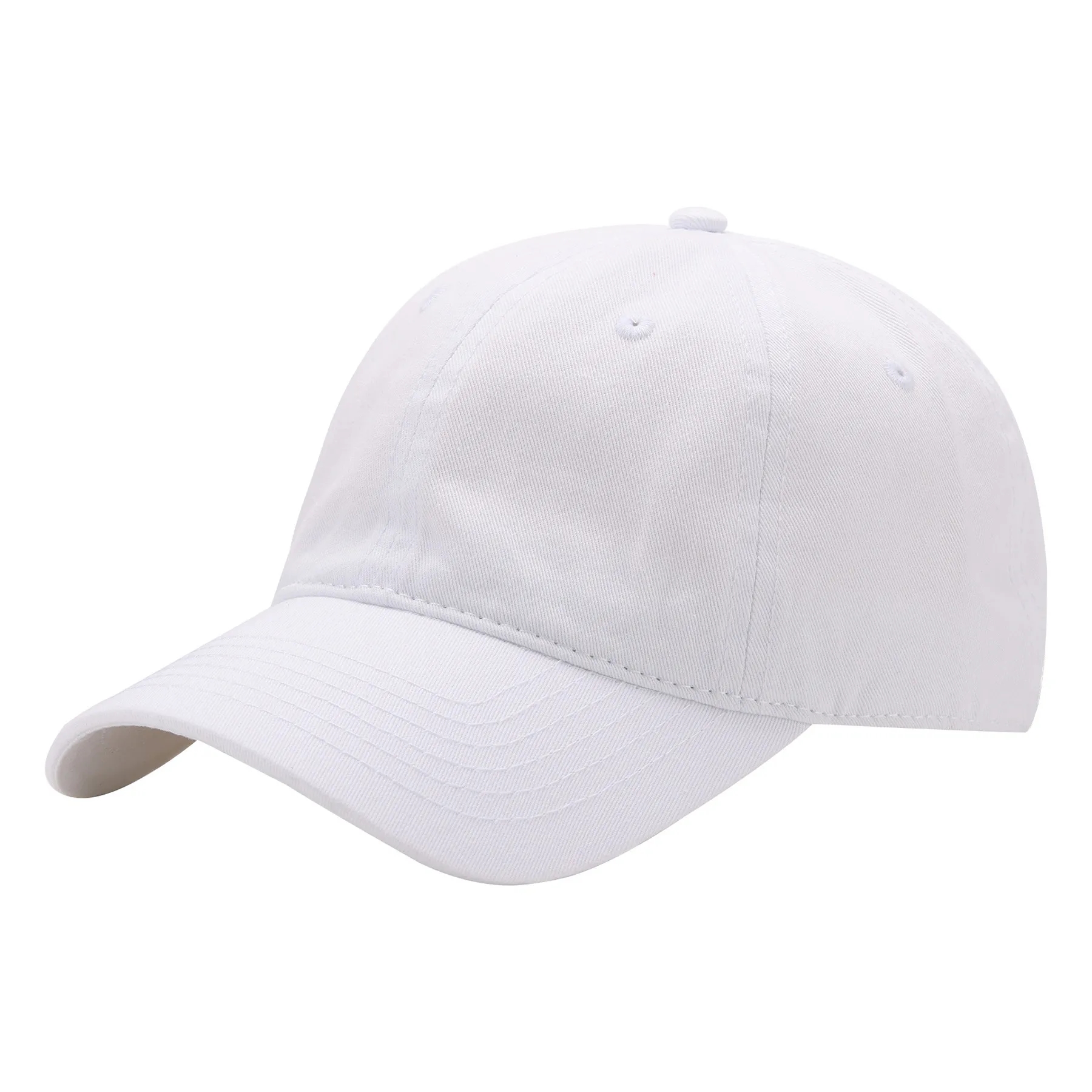 Cotton Washed Solid Color Soft Top Duckbill Cap 9
