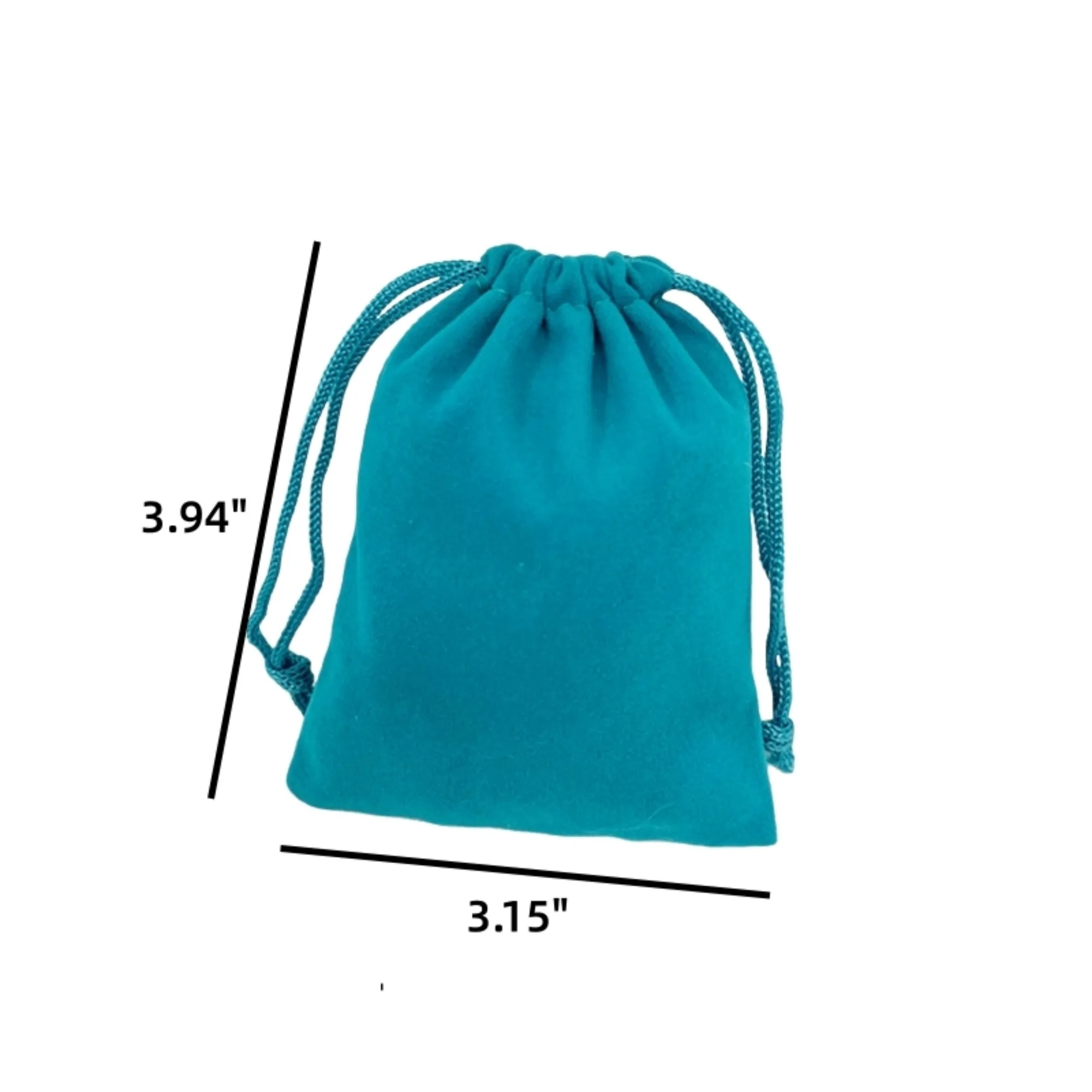 Flannel Drawstring Bag Storage Pouch 5