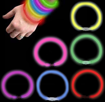 8" Glow Bracelet - Light Up- Blank Goods 2