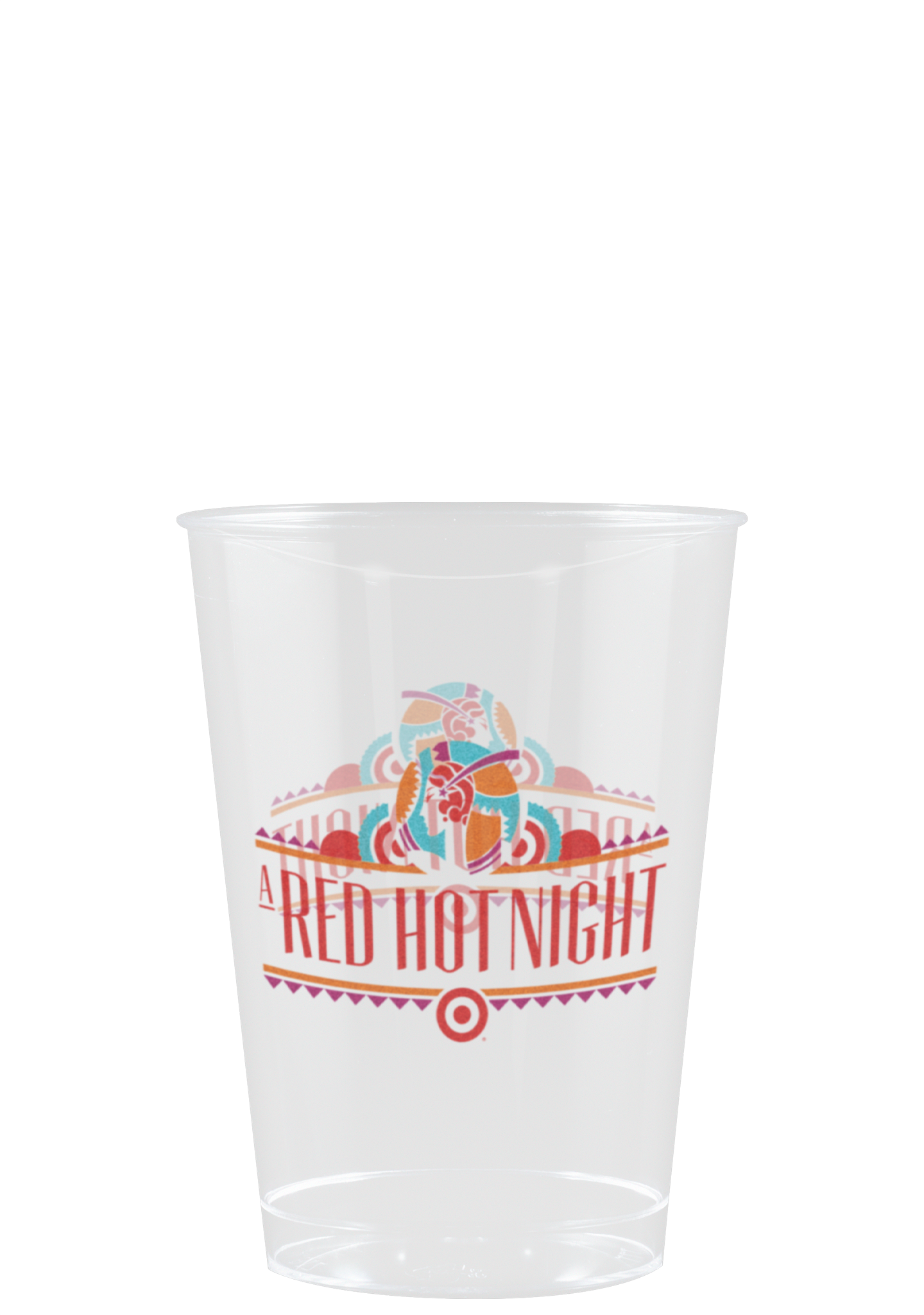 7 oz Hard Plastic Smooth Cup Clear Hi-Speed Print 3