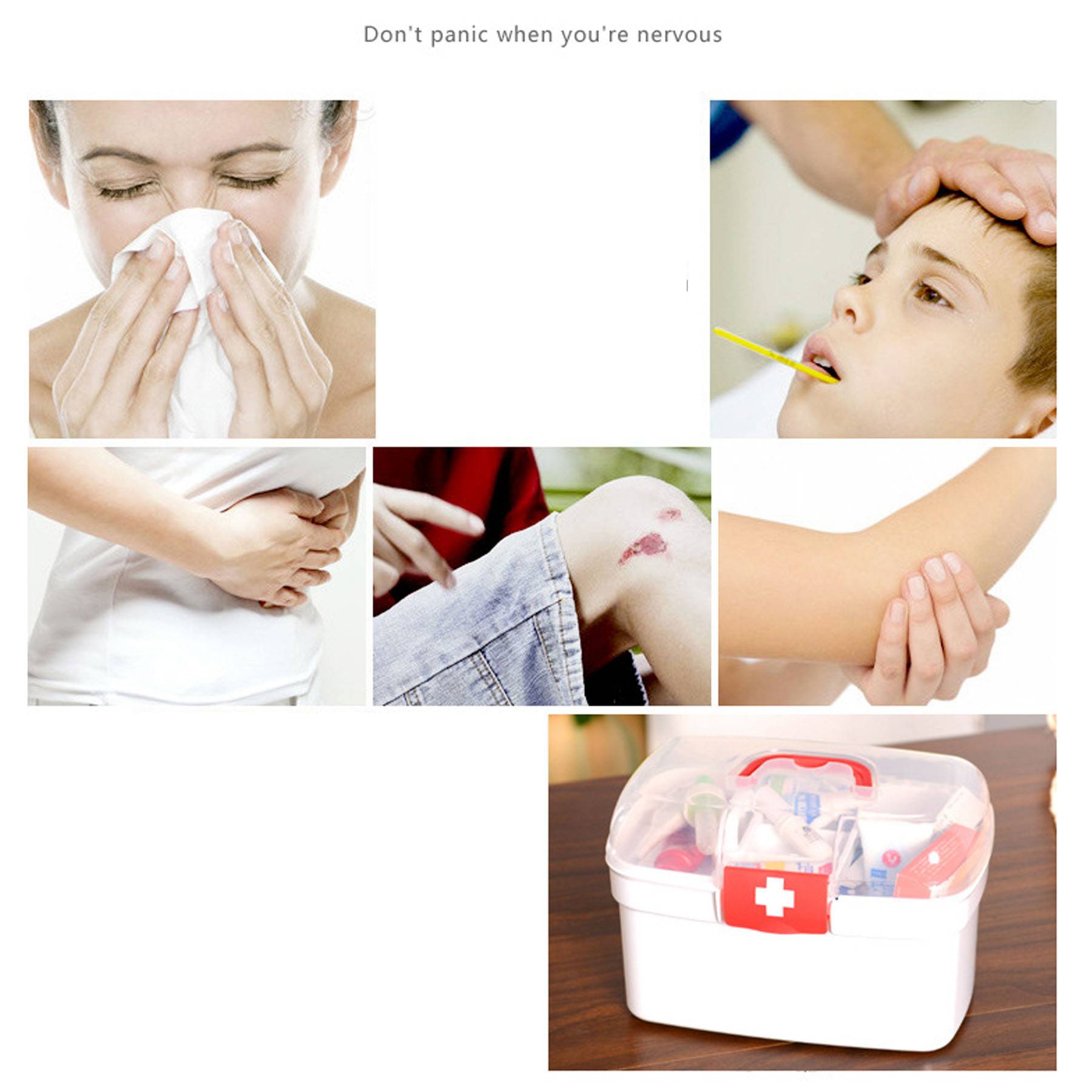 Plastic First Aid Medical Box 5