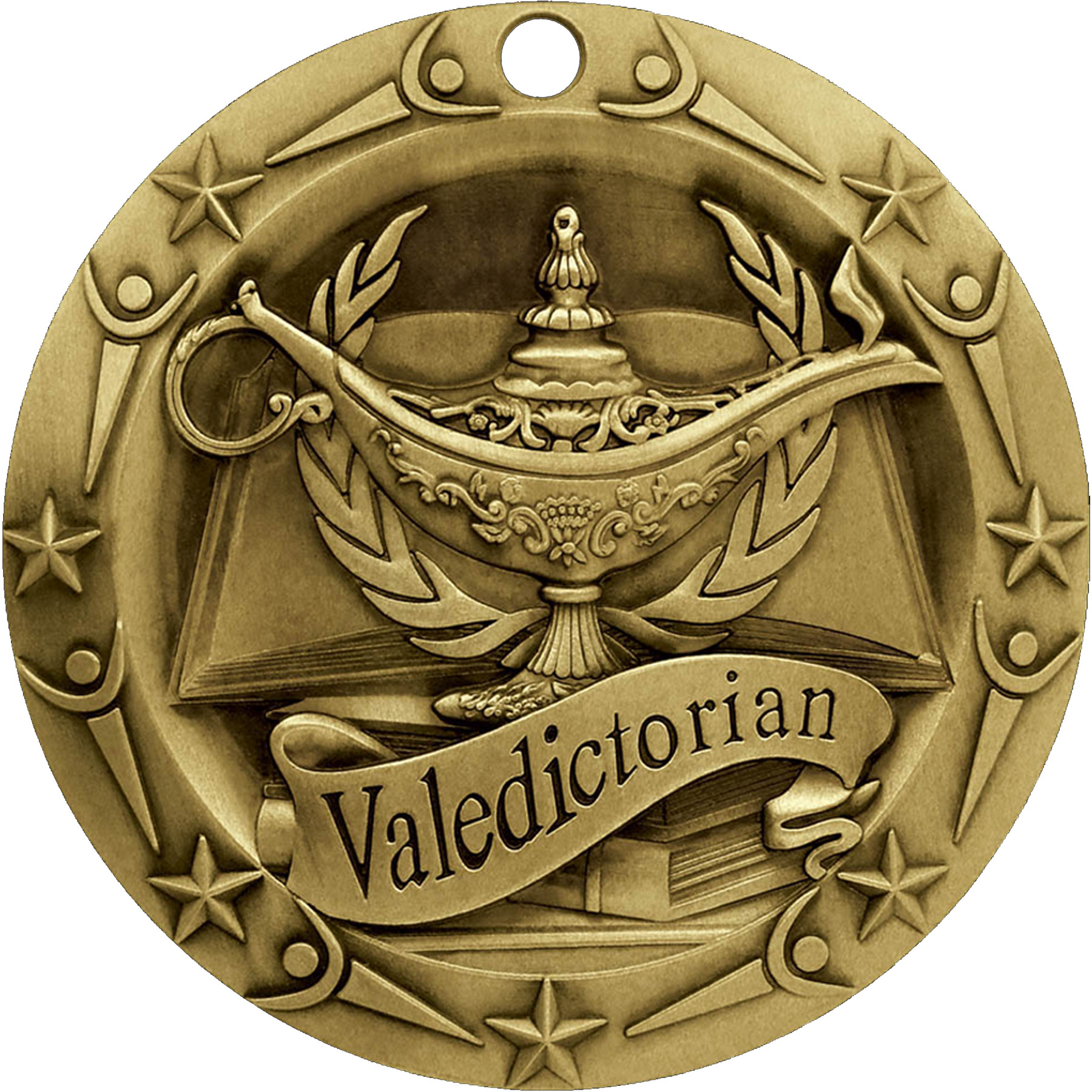 Stock World Class Sports & Academic Medals: Valedictorian 3