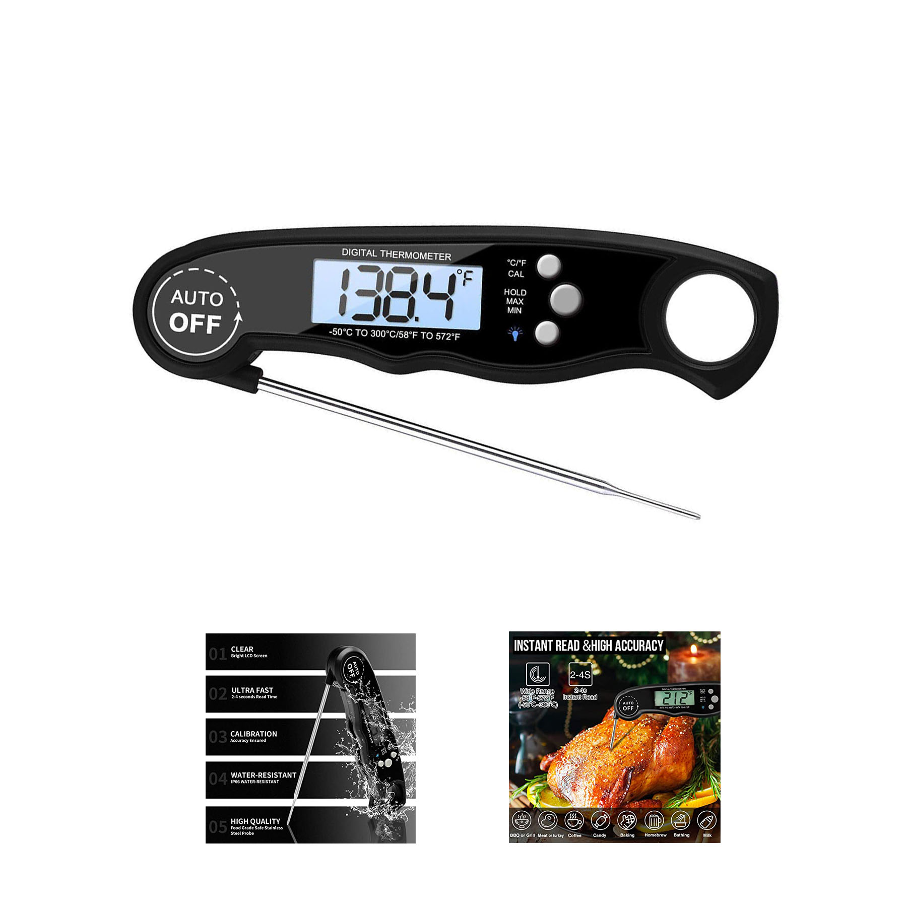Digital Instant-Read Cooking Thermometer 1