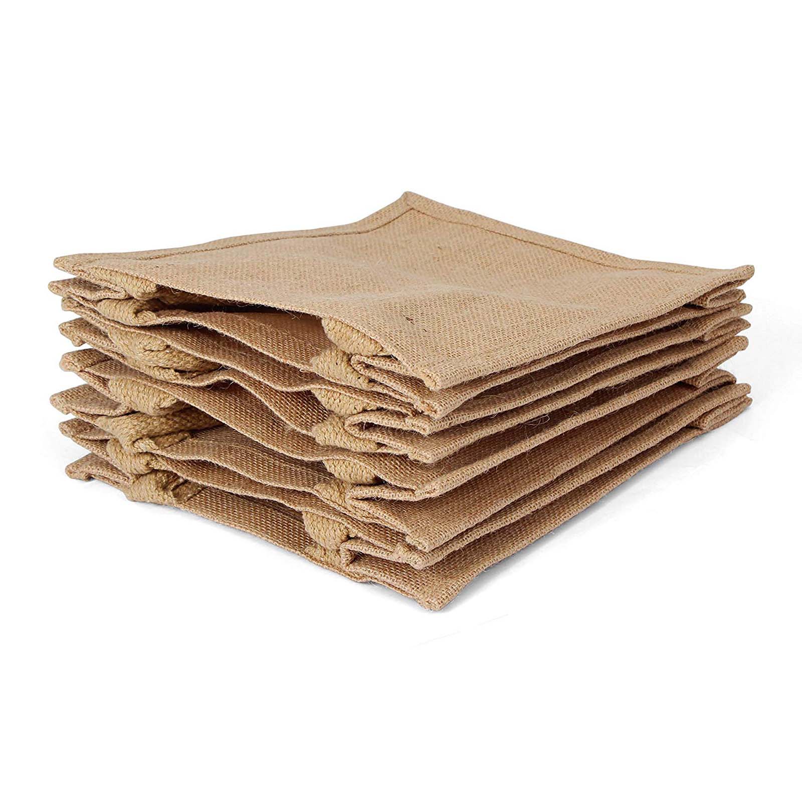 Natural Jute Burlap Tote Bag 1