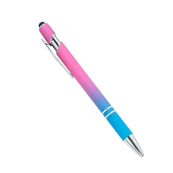 2-In-1 Stylus Ballpoint Pen with Gradient Color 13