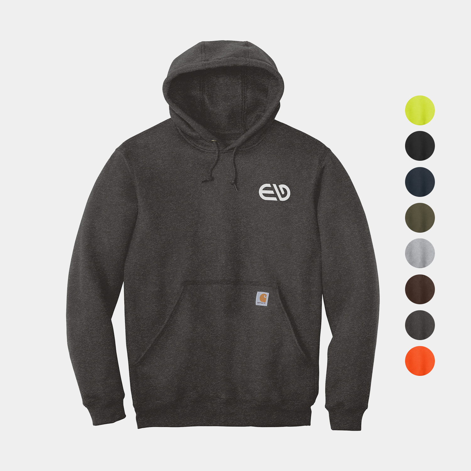 Carhartt® Men's Midweight Work Hoodie, custom hoodie or sweatshirt with logo imprint 18