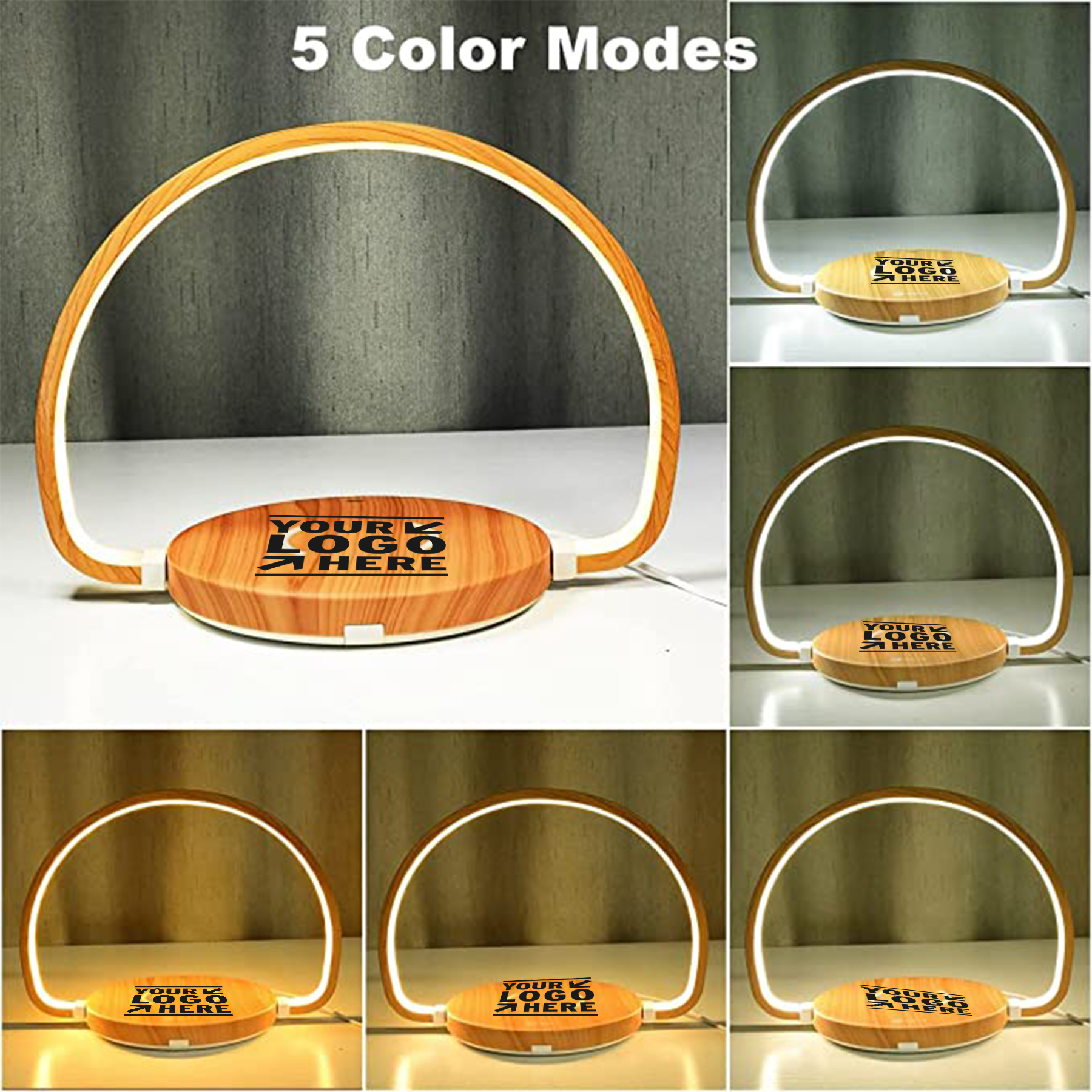 Bedroom Lamp with 10W Fast Wireless Charger 2