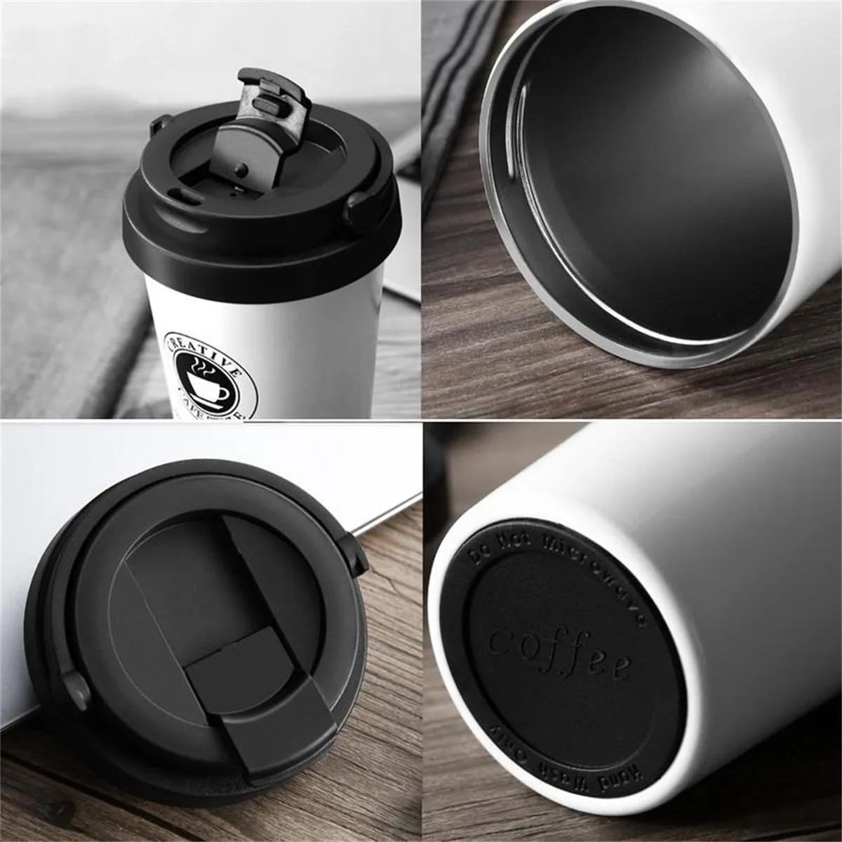 Custom Accent Stainless Travel Mug 5
