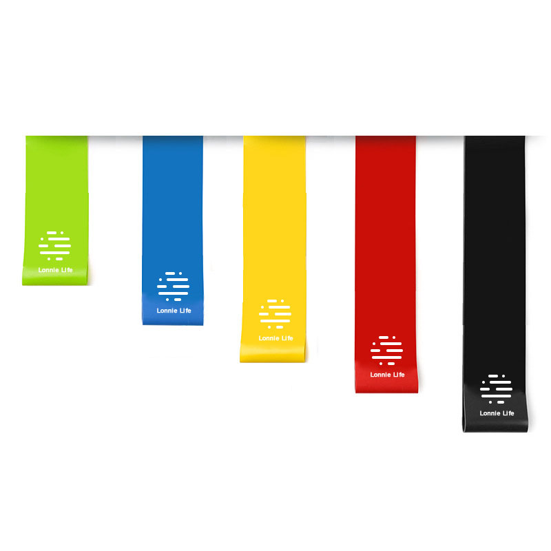 5 Pieces Stretch Resistance Bands Kit 6