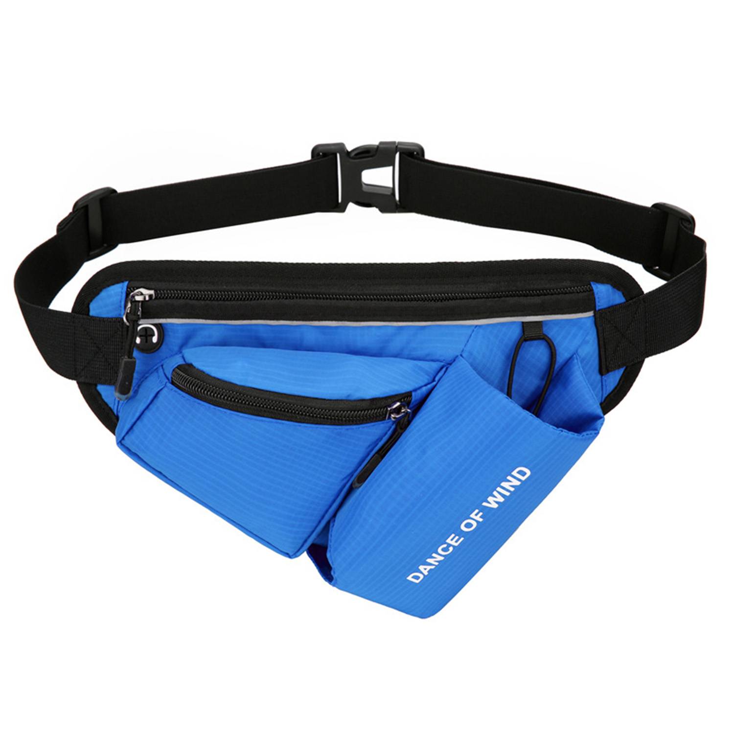 Nylon Fanny Pack with Water Bottle Pocket 3