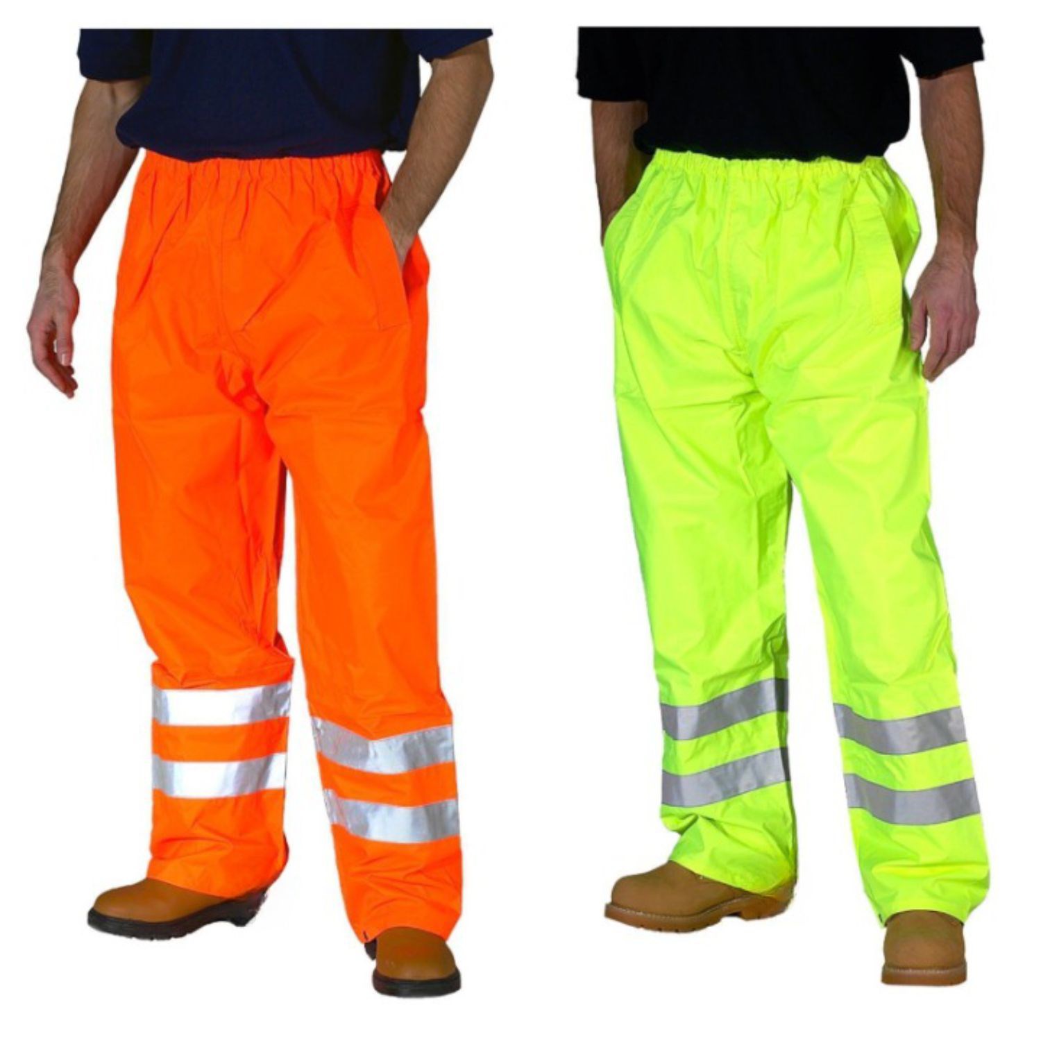 Class E Reflective Tape Waterproof Over Trousers Safety Pants 8