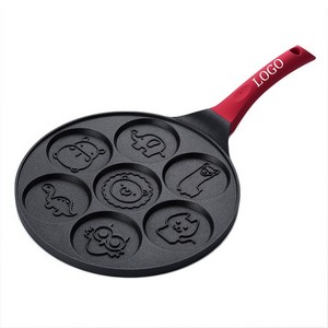 Flat Bottom Frying Pan With Drainage Holes 3