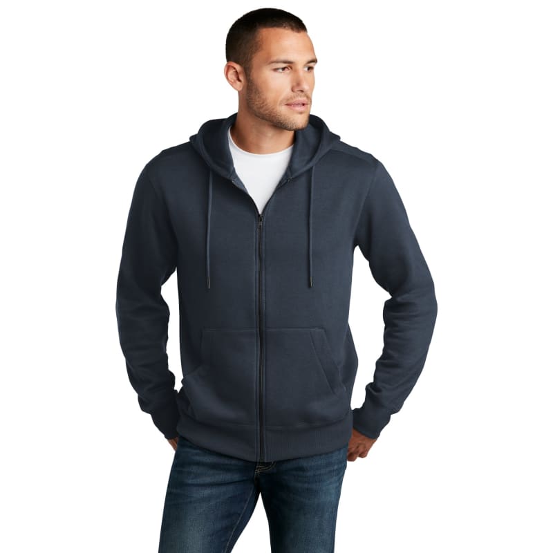 District Perfect Weight Fleece Full-Zip Hoodie 1