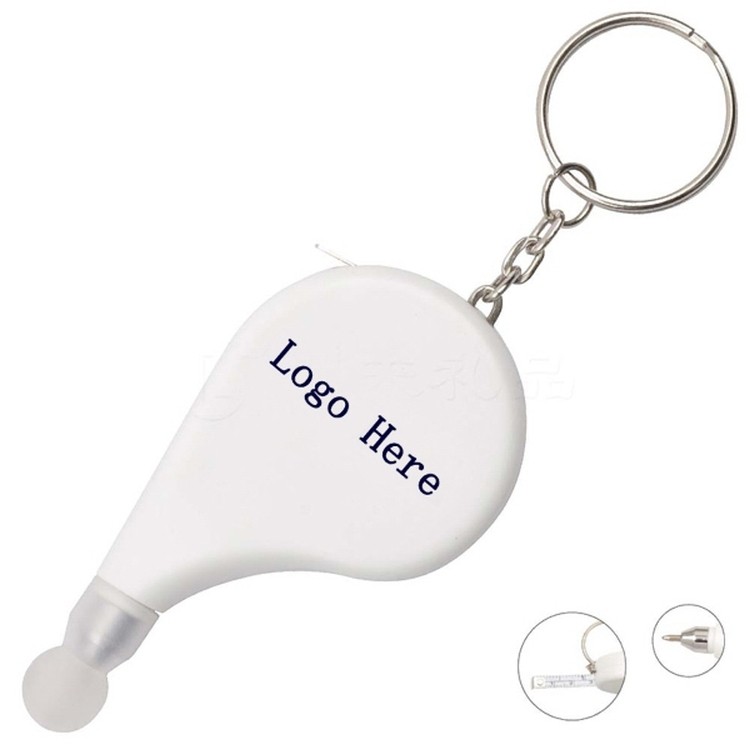 KeyRing Tape Measure With Pen 2