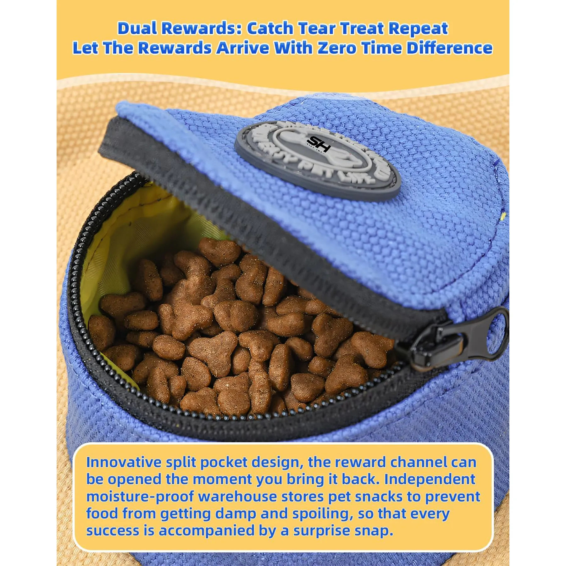 Hat Shape Flying Disc Dog Toy 2