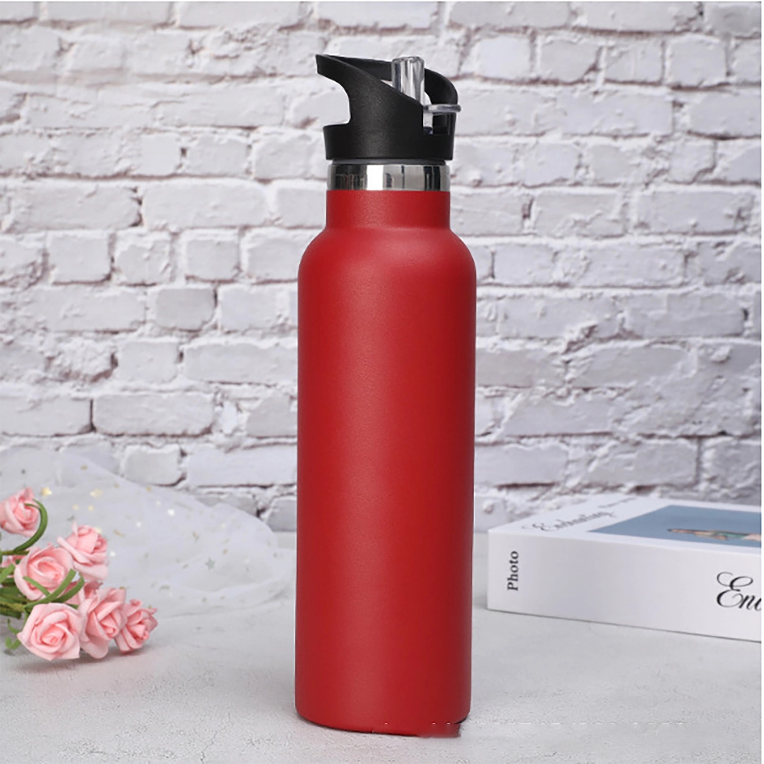 20 Oz. Vacuum Insulated Water Bottle, custom water bottle with logo imprint 8