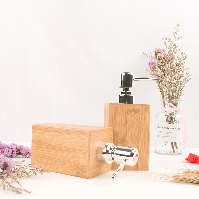 Natural Bamboo Soap Dispenser 3