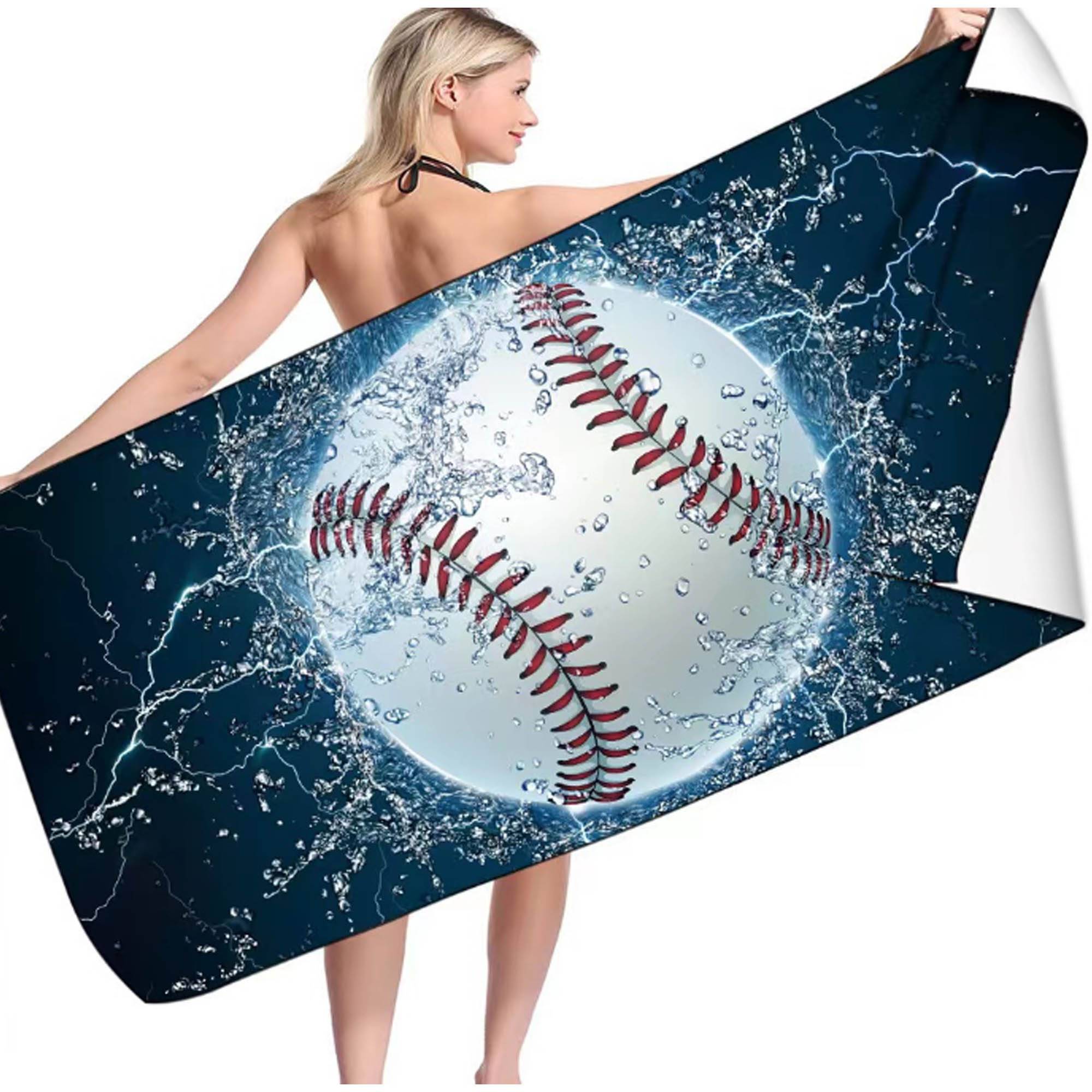 Heavyweight Subli-Plush Velour Beach Towel 6