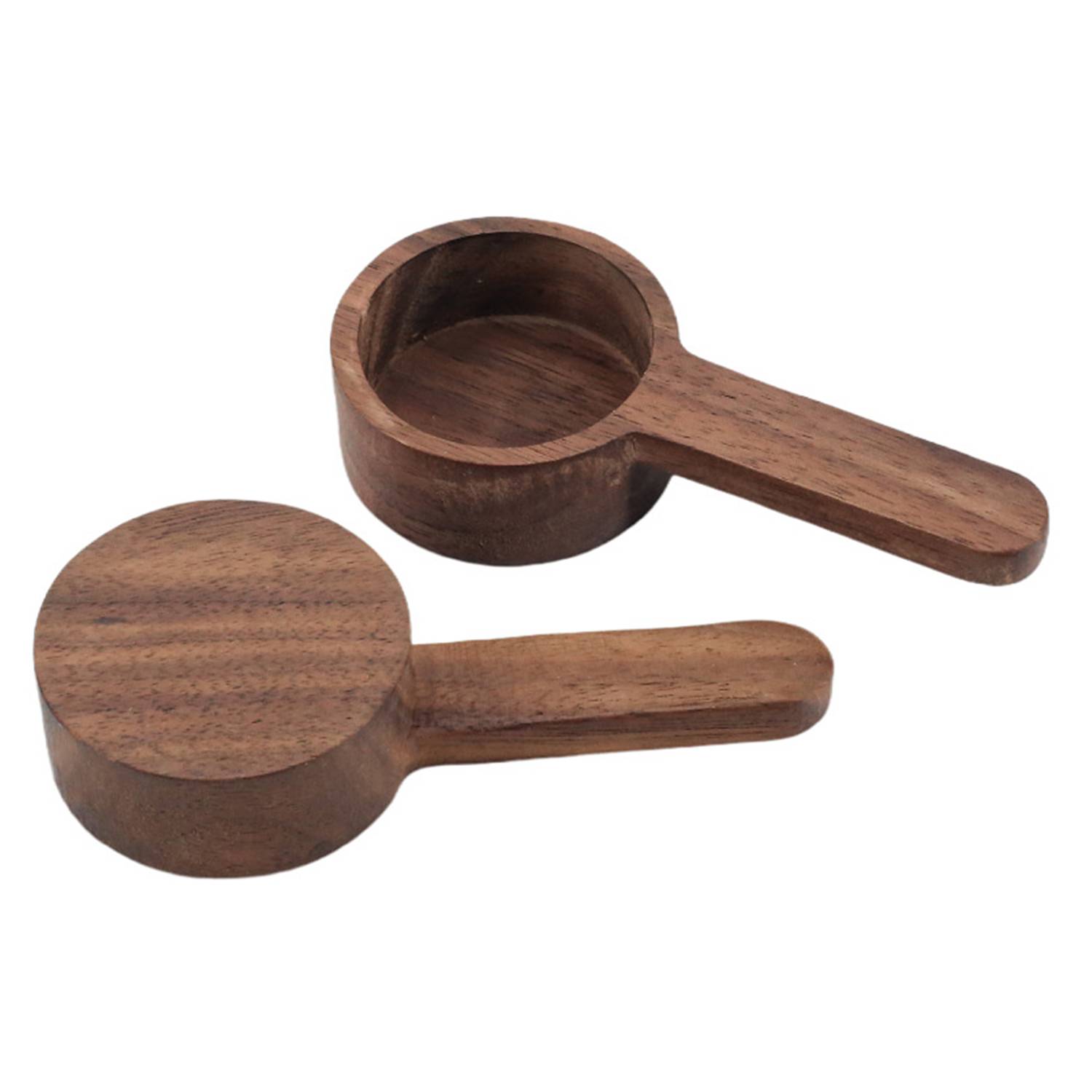 Walnut Short Handle Coffee Bean Measuring Spoon 3