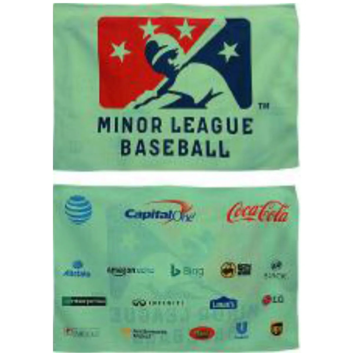 Sublimated Full Bleed Microfiber Rally Towel, Front and Back 1