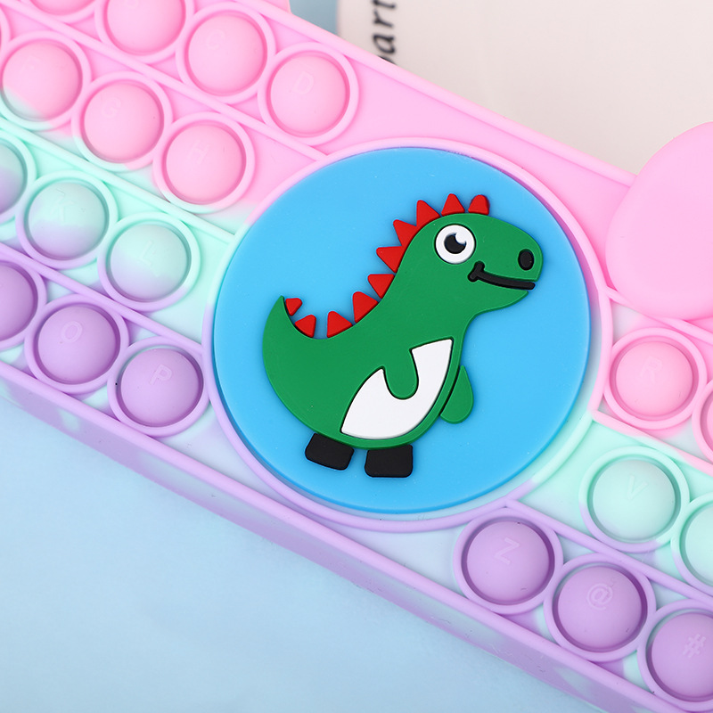 Silicone Popper Fidget Pencil Case for Girls 17